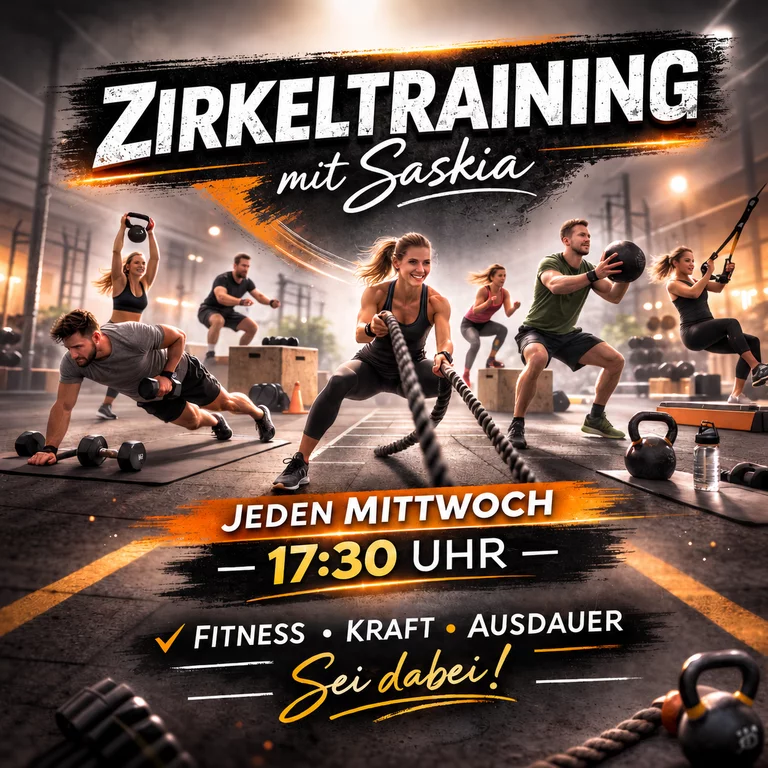 Zirkeltraining mit Saskia in der Fitness Farm Steiger