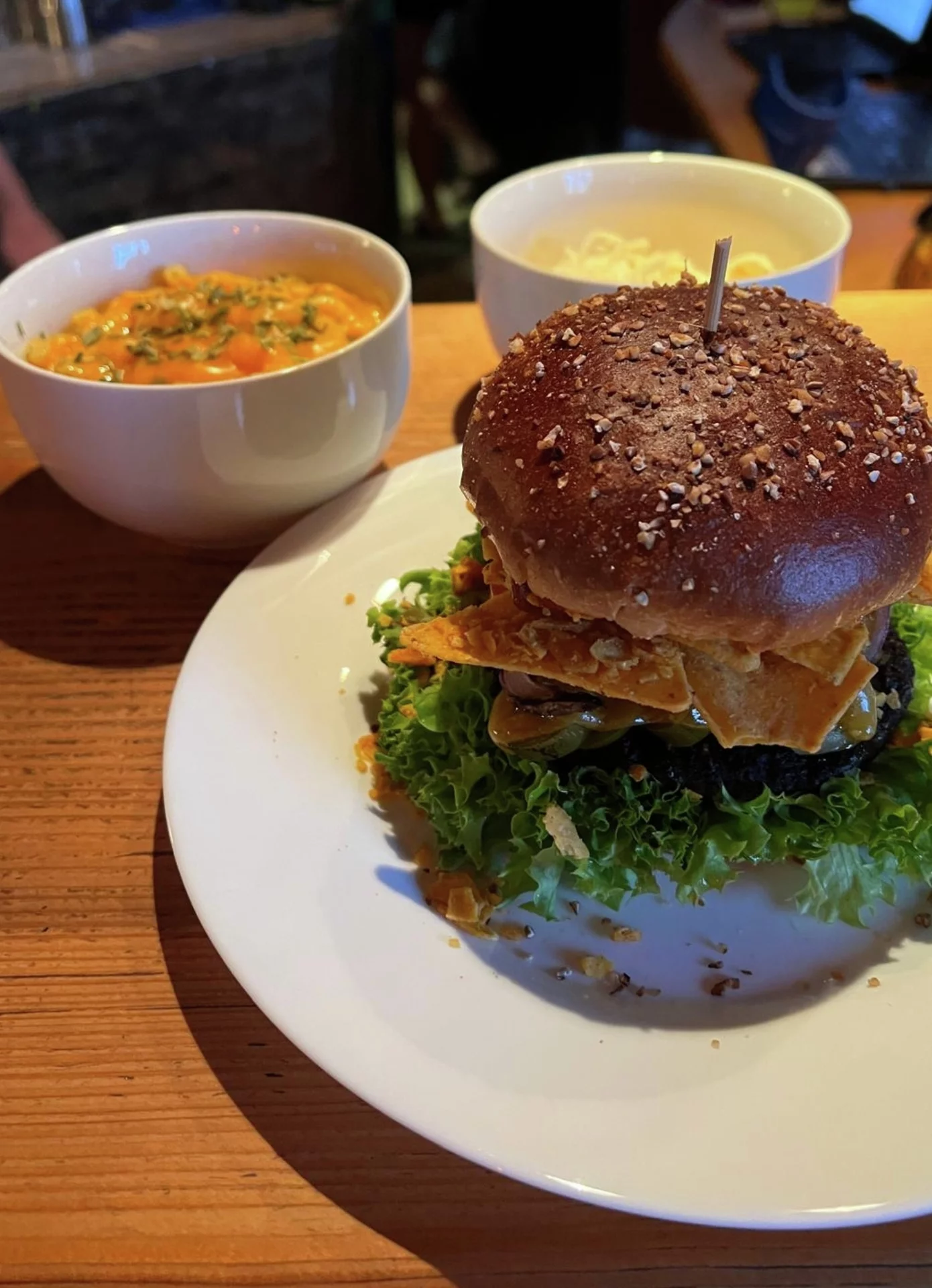 Burger an der Farm Bar der Fitness Farm Steiger, Bessenbach