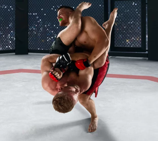 BJJ No-Gi Bodenkampf-Training in der Fitness Farm Steiger